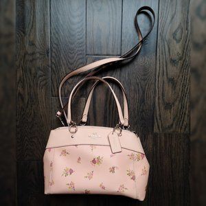 Coach Mini Carryall Satchel with Floral Print